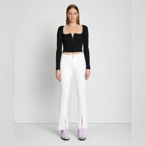 For all 7 mankind SLIM ILLUSION KIMMIE STRAIGHT Sz 29 IN WHITE